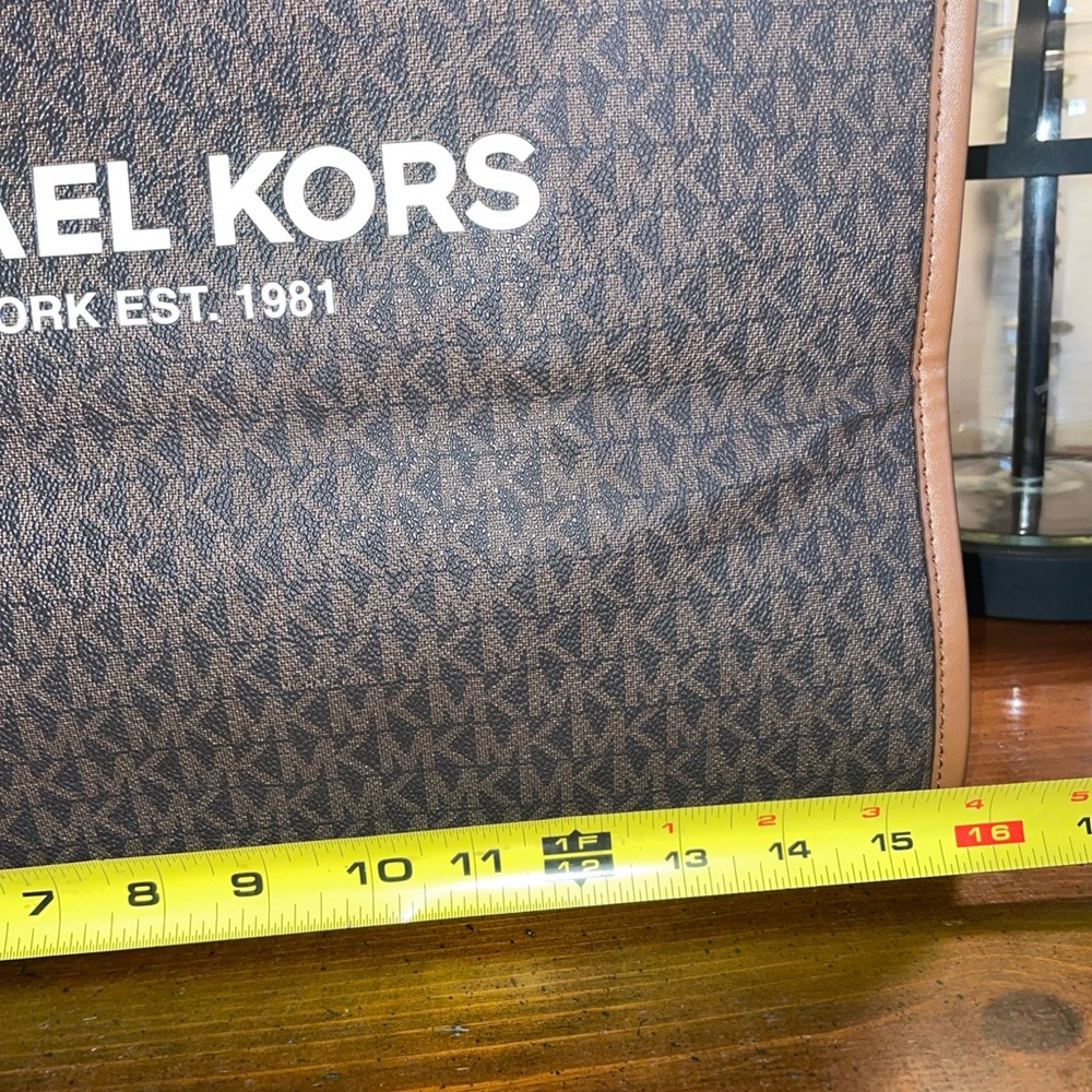 Michael Kors Brown Monogram Large Tote - Picture 12 of 12